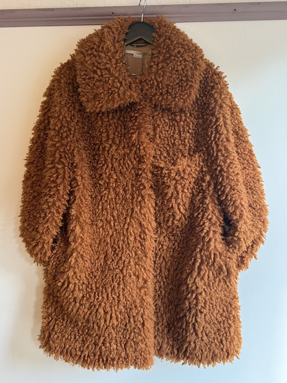 Stella McCartney Ginger Teddy Faux Fur jacket.