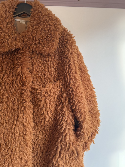 Stella McCartney Ginger Teddy Faux Fur jacket.