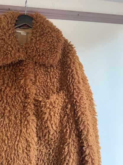 Stella McCartney Ginger Teddy Faux Fur jacket.