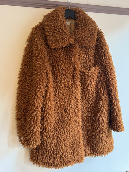 Stella McCartney Ginger Teddy Faux Fur jacket.