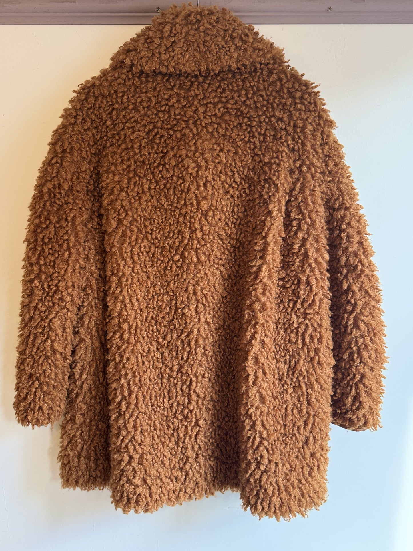 Stella McCartney Ginger Teddy Faux Fur jacket.