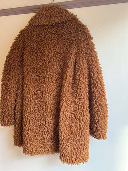 Stella McCartney Ginger Teddy Faux Fur jacket.