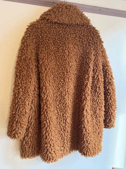 Stella McCartney Ginger Teddy Faux Fur jacket.