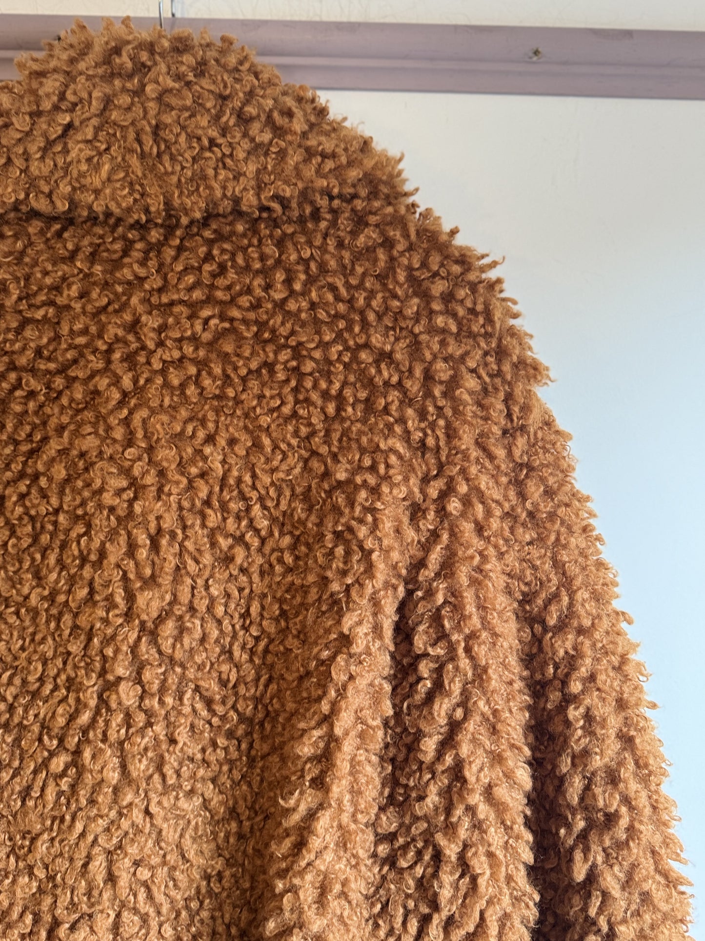 Stella McCartney Ginger Teddy Faux Fur jacket.