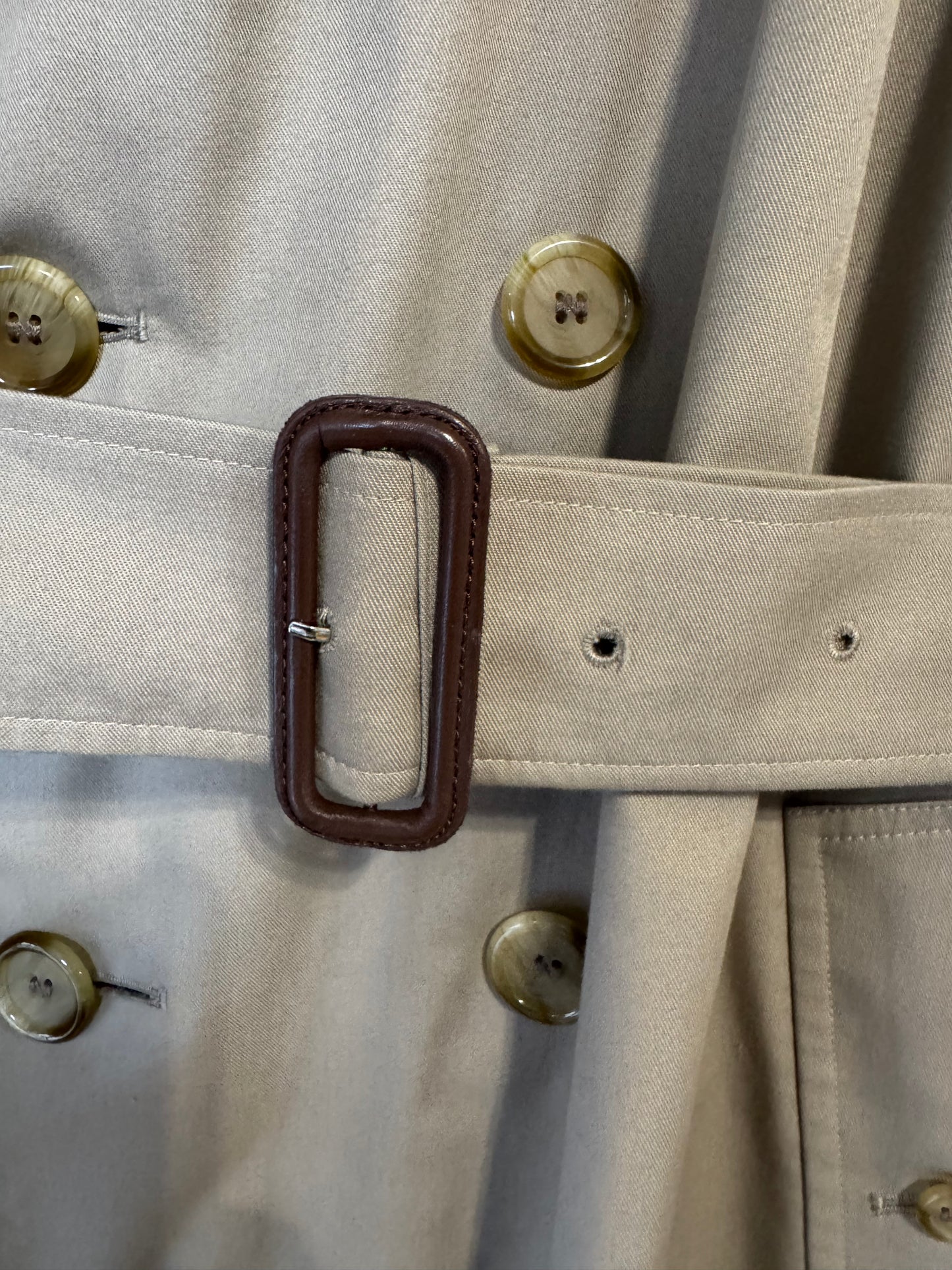 Burberry Vintage Y2K Stone Trench Coat