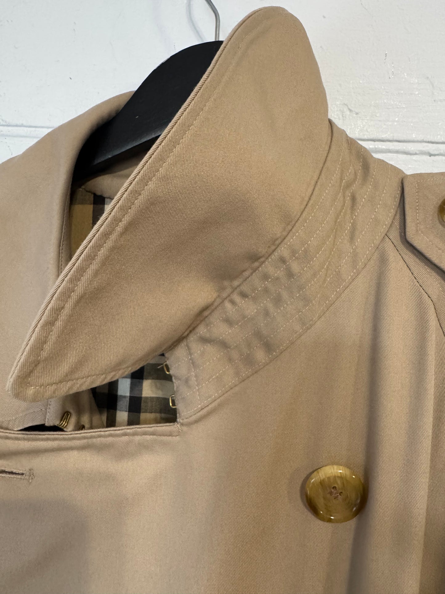 Burberry Vintage Y2K Stone Trench Coat