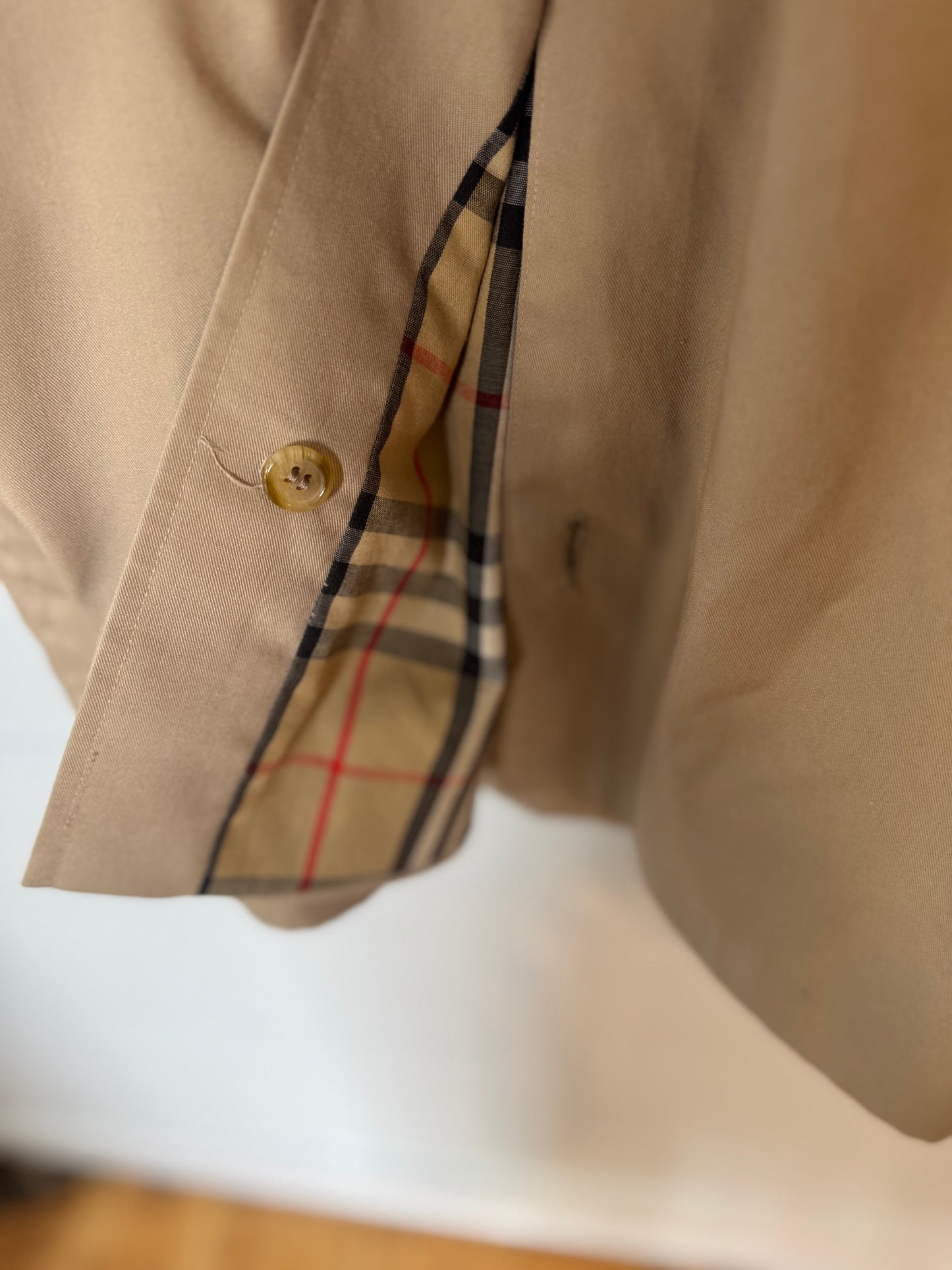 Burberry Vintage Y2K Stone Trench Coat