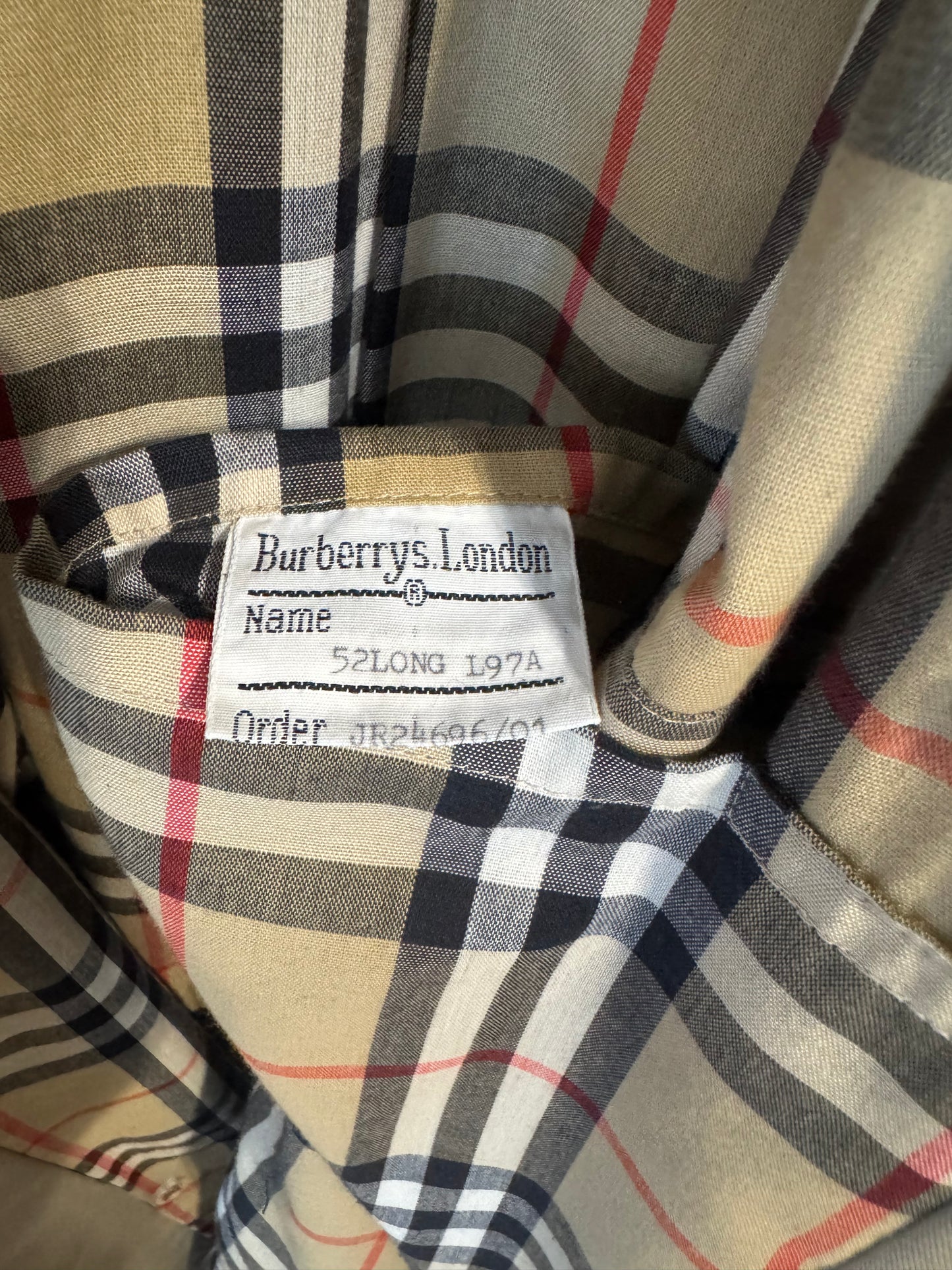 Burberry Vintage Y2K Stone Trench Coat