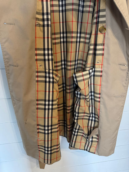 Burberry Vintage Y2K Stone Trench Coat