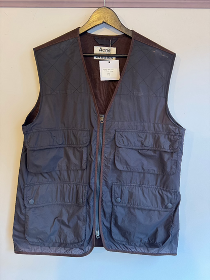 Acne Studios Brown Workwear Waistcoat