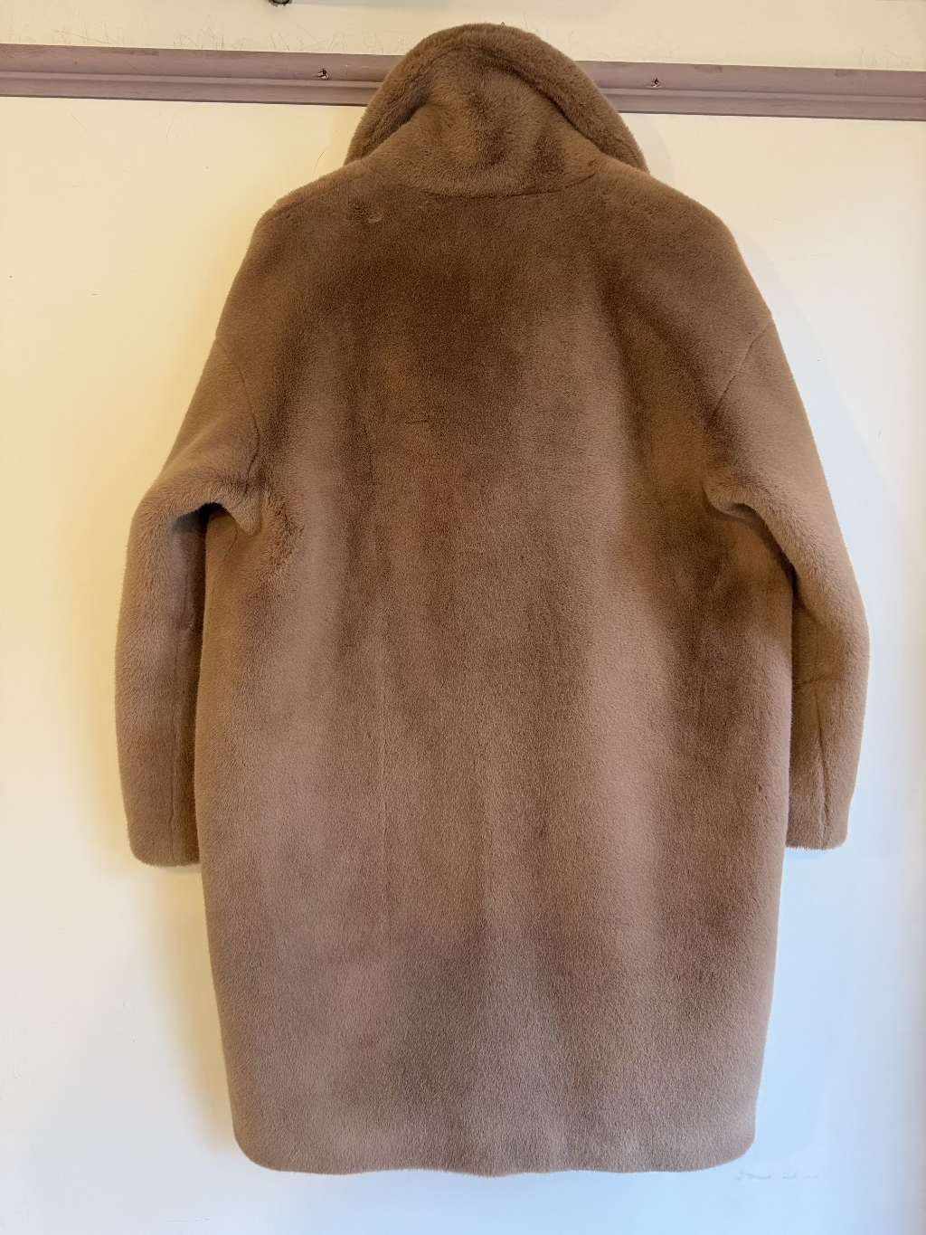 Stand Studio Taupe Luxury Faux Fur Jacket