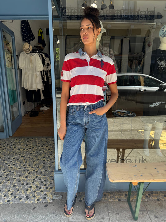 Angel Mid Wash Barrel Jean