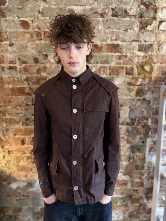 Nigel Cabourn K100 Brown waxed Limited Edition Jacket