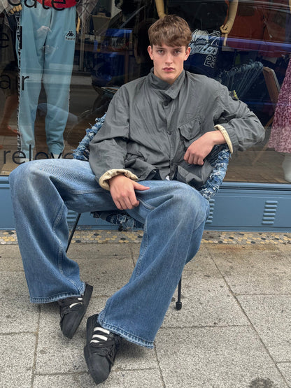 Stone Island Grey 1999 Oversized Field jacket