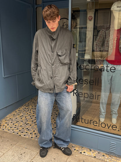 Stone Island Grey 1999 Oversized Field jacket