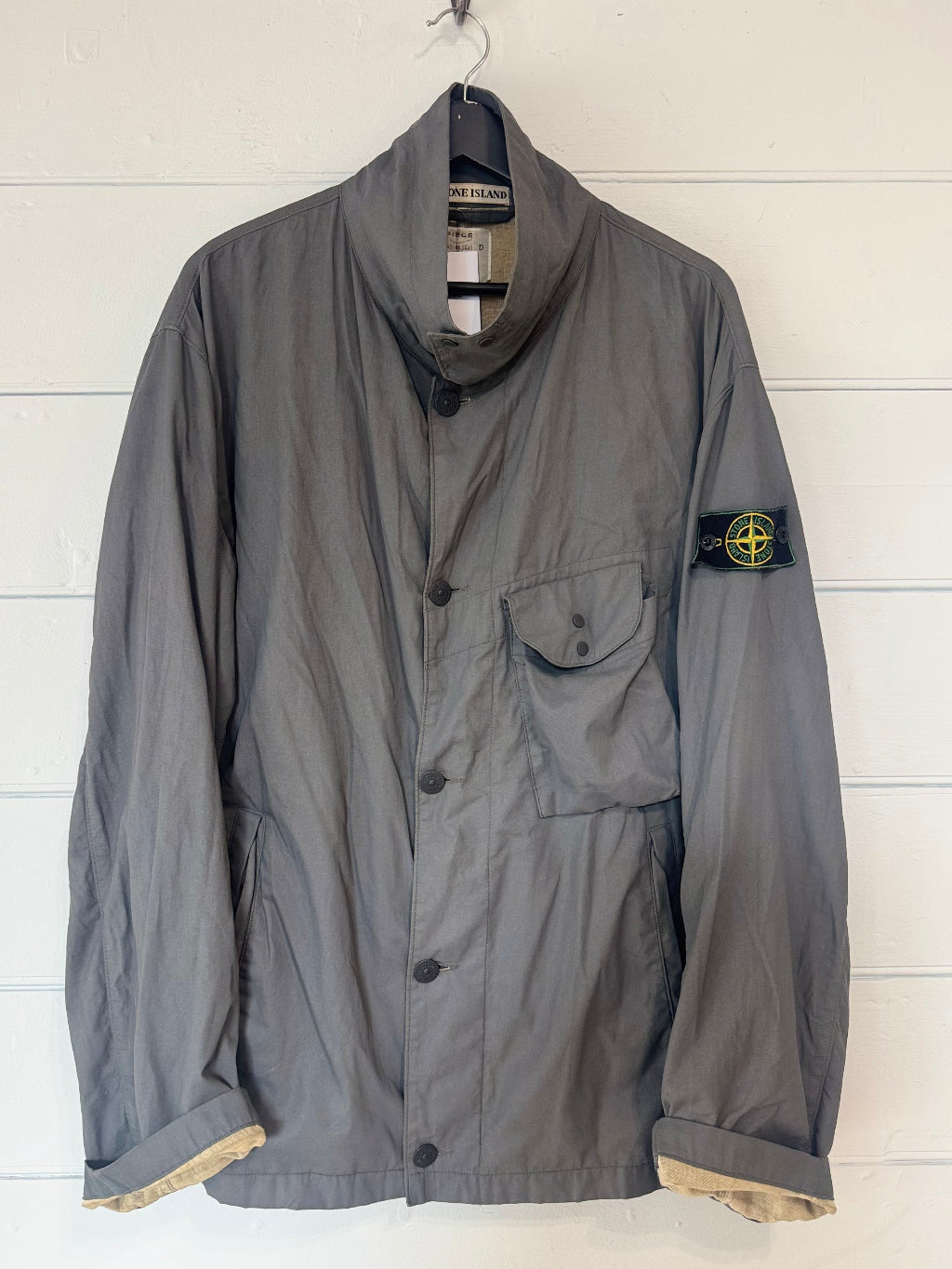 Stone Island Grey 1999 Oversized Field jacket