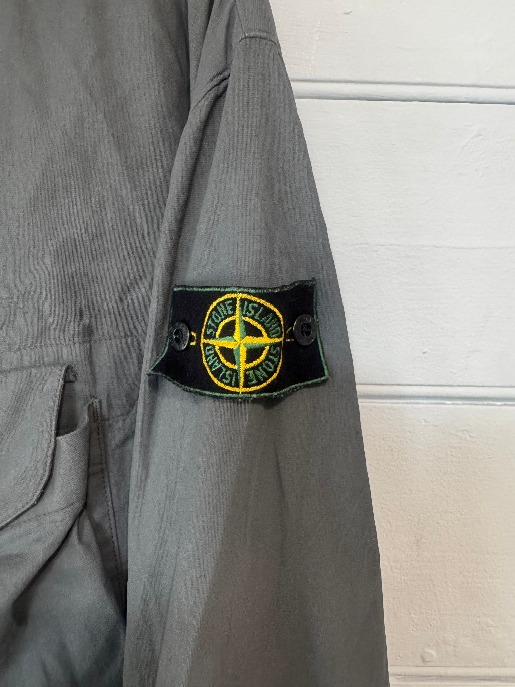 Stone Island Grey 1999 Oversized Field jacket