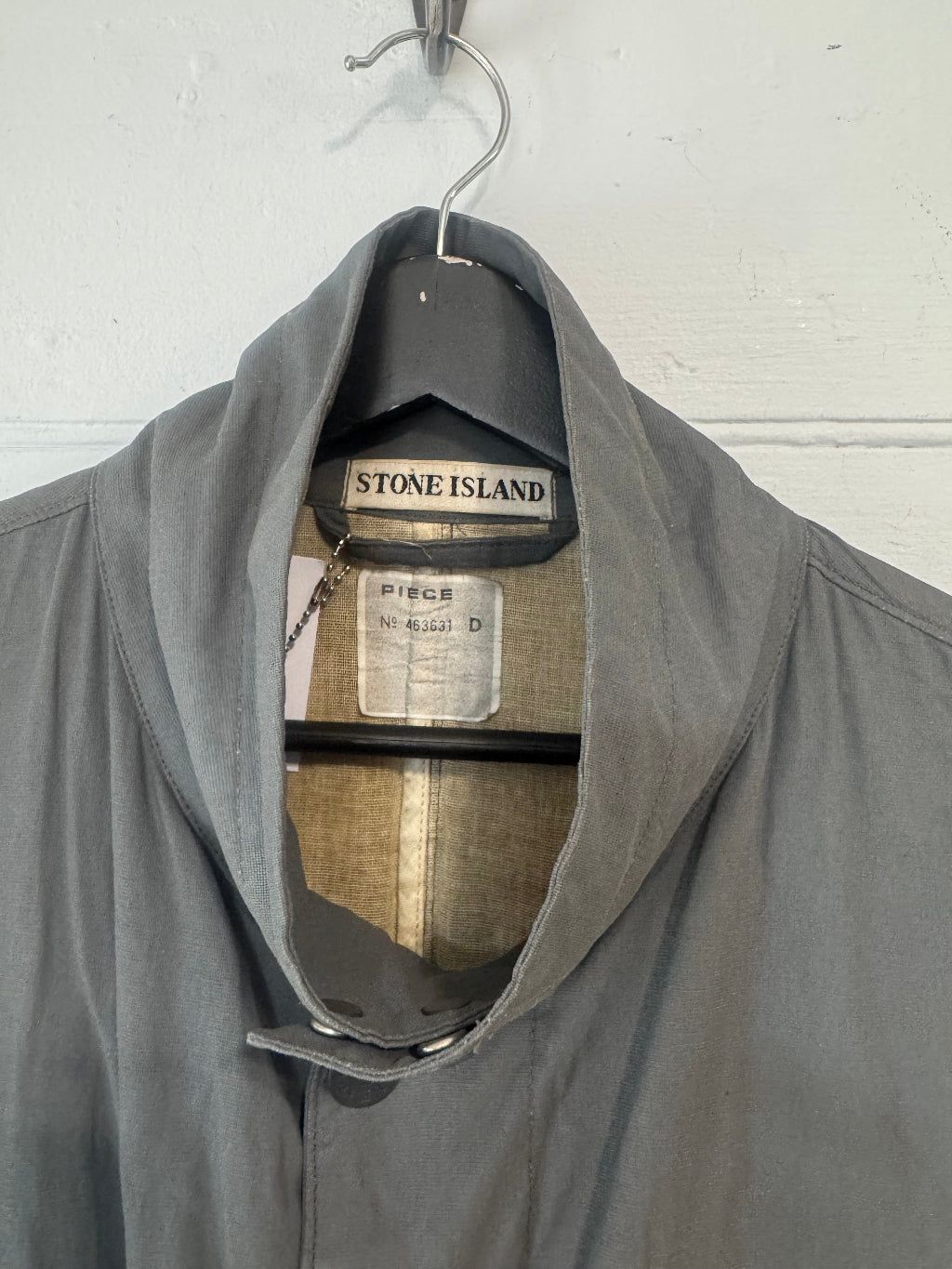 Stone Island Grey 1999 Oversized Field jacket