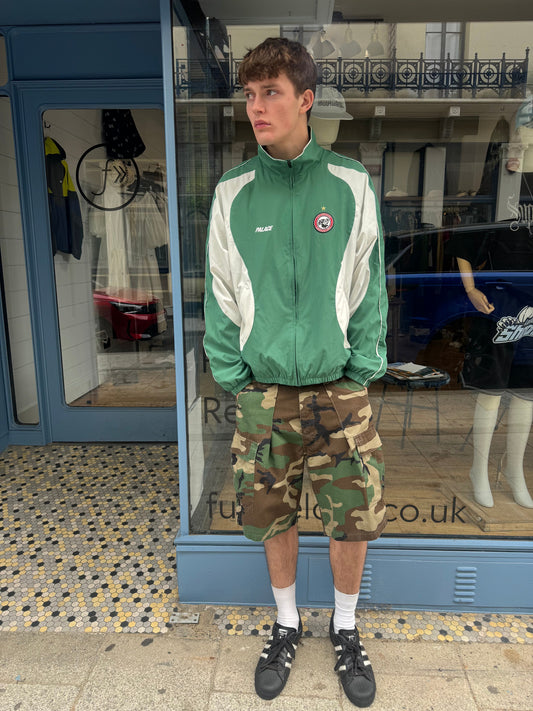 Palace Green/White Panel Pro Team Palco Shell Jacket