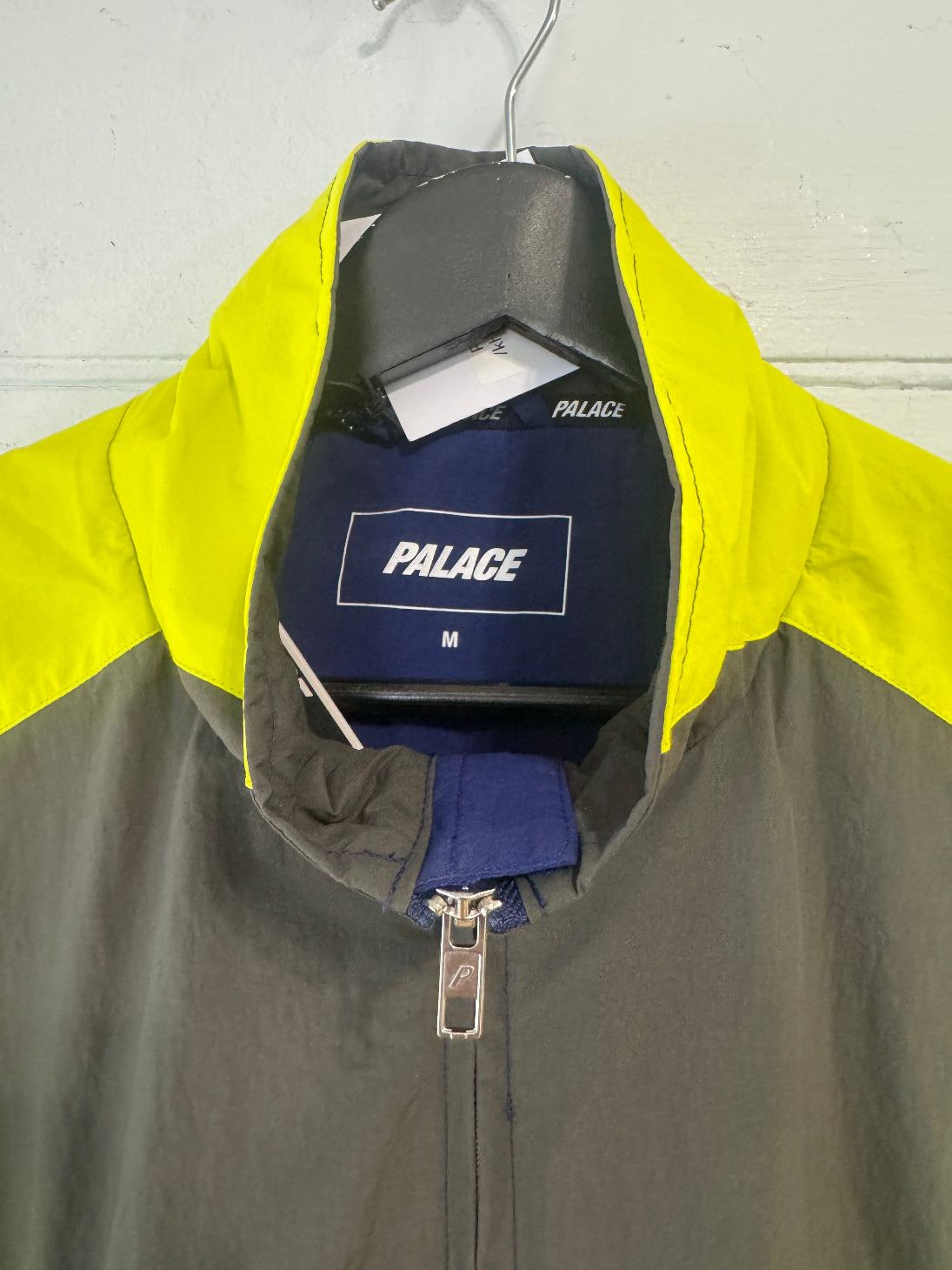Palace Blue/ Acid/ Khaki Panelled Shell Jacket