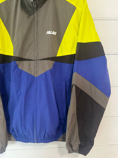 Palace Blue/ Acid/ Khaki Panelled Shell Jacket