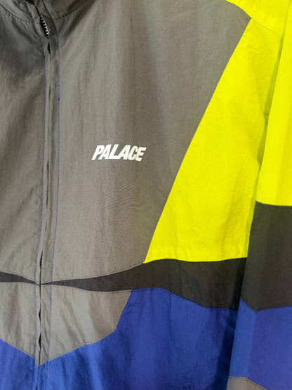 Palace Blue/ Acid/ Khaki Panelled Shell Jacket