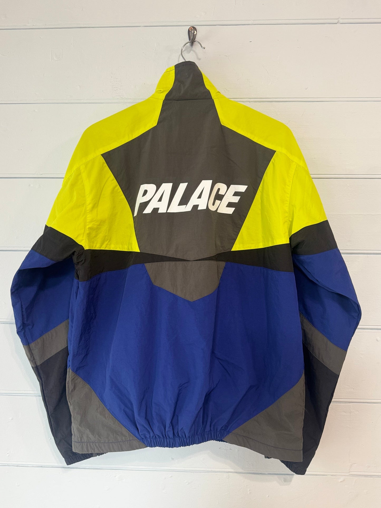 Palace Blue/ Acid/ Khaki Panelled Shell Jacket