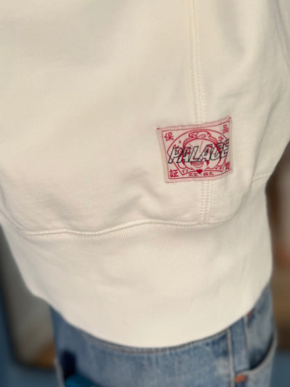 Palace X Evisu Ecru/Navy sweatshirt