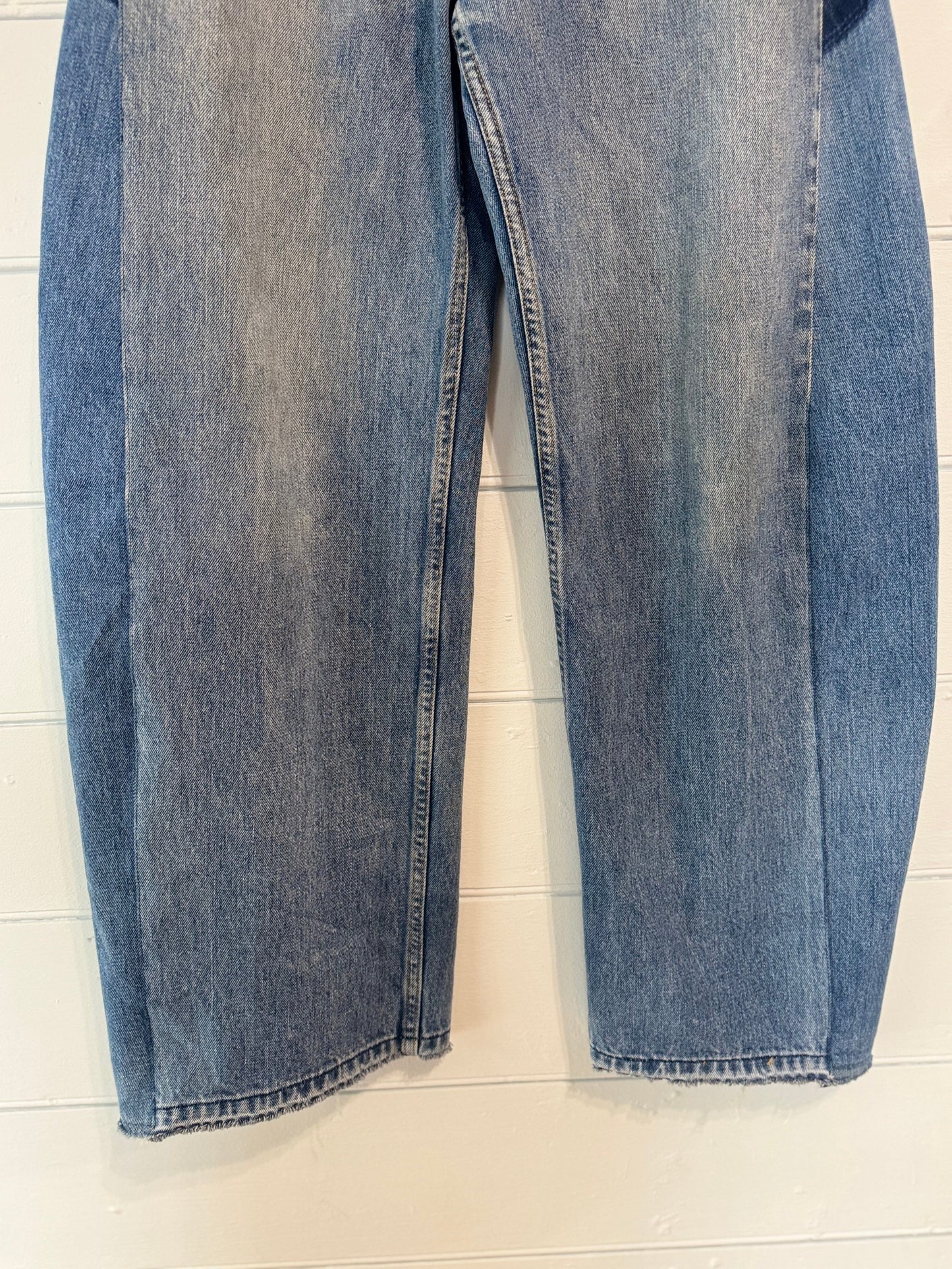 Angel Mid Wash Aged Barrel Upcycled Jean