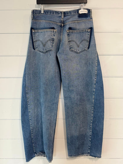 Angel Mid Wash Aged Barrel Upcycled Jean