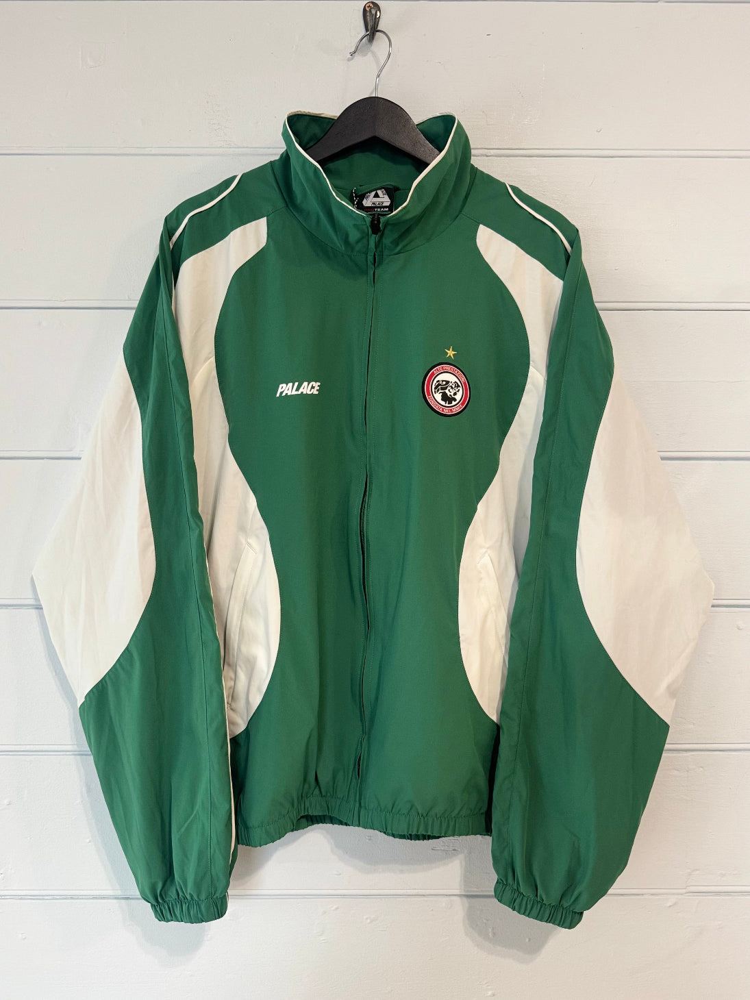 Palace Green/White Panel Pro Team Palco Shell Jacket