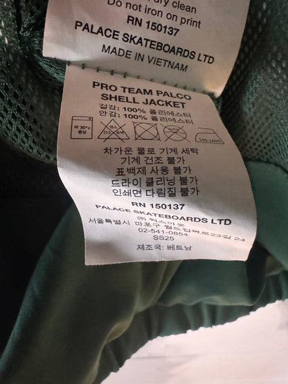 Palace Green/White Panel Pro Team Palco Shell Jacket