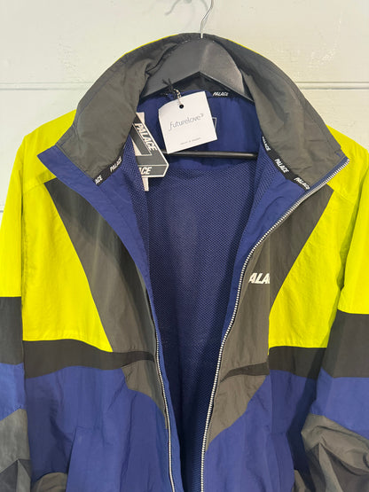 Palace Blue/ Acid/ Khaki Panelled Shell Jacket