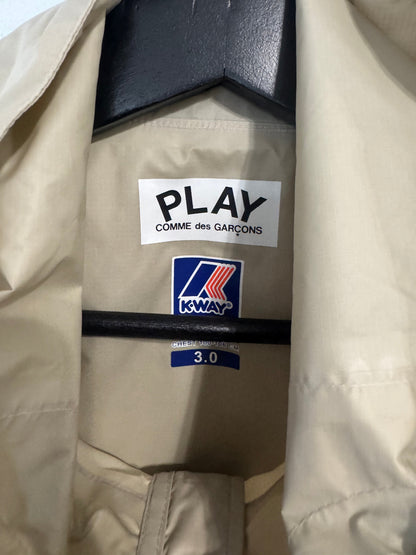Commes Des Garcons Play X K-Way Stone Pack Away Windbreaker
