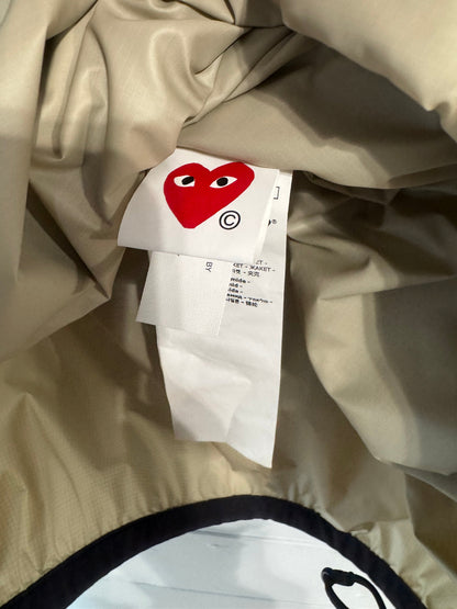 Commes Des Garcons Play X K-Way Stone Pack Away Windbreaker