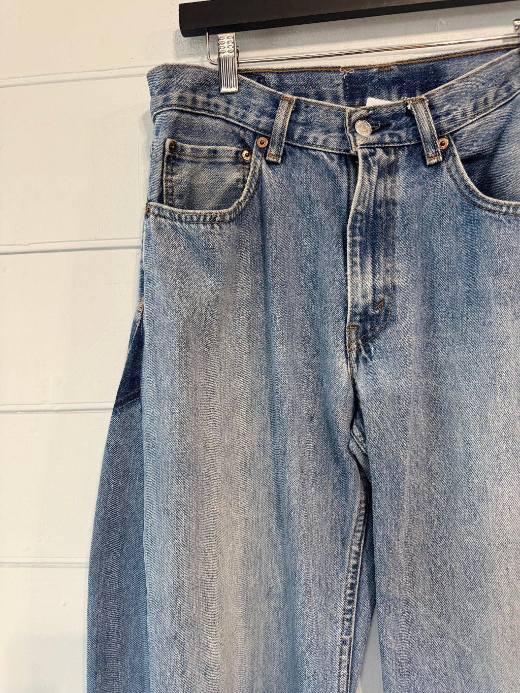 Angel Mid Wash Aged Barrel Upcycled Jean