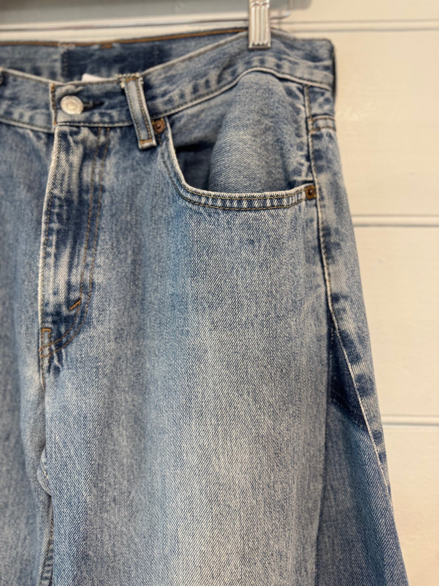 Angel Pale Wash Upcycled Barrel Jean