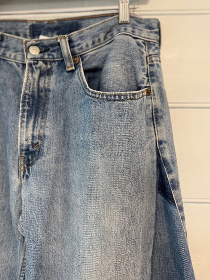 Angel Pale Wash Upcycled Barrel Jean