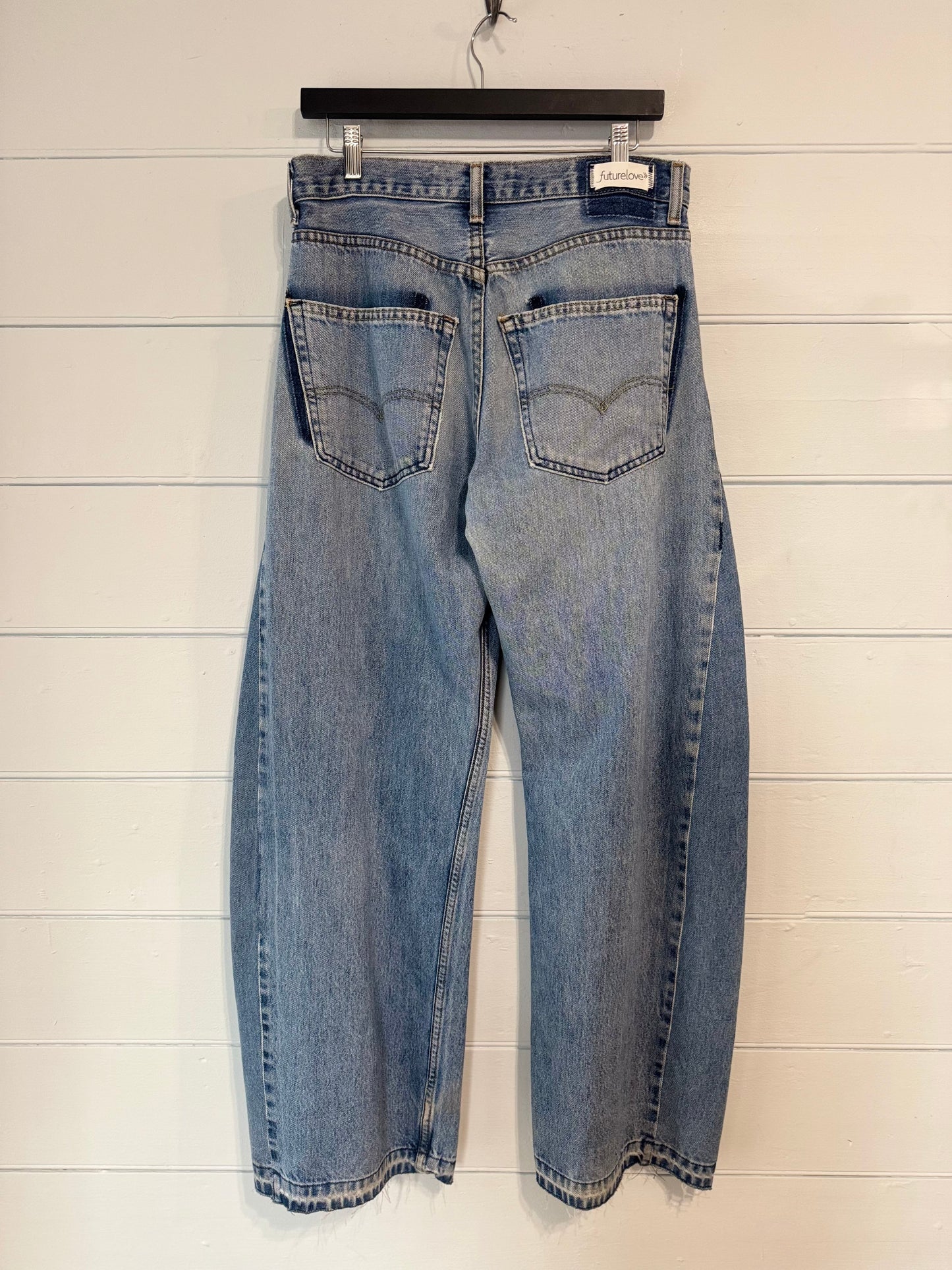 Angel Pale Wash Upcycled Barrel Jean