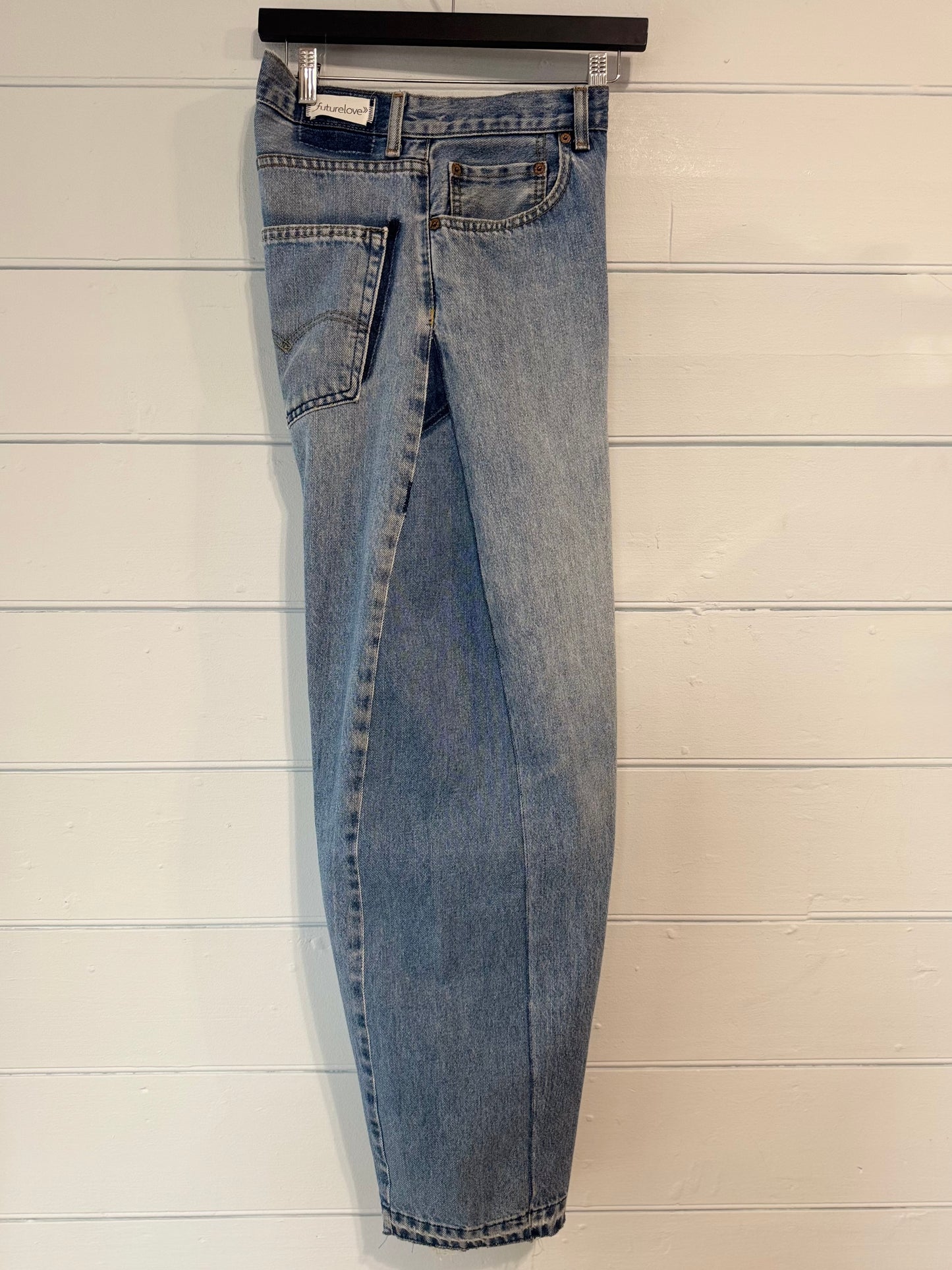 Angel Pale Wash Upcycled Barrel Jean