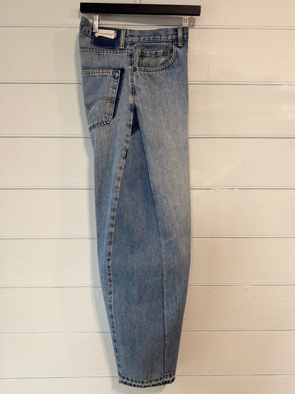 Angel Pale Wash Upcycled Barrel Jean