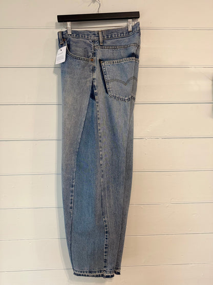 Angel Pale Wash Upcycled Barrel Jean
