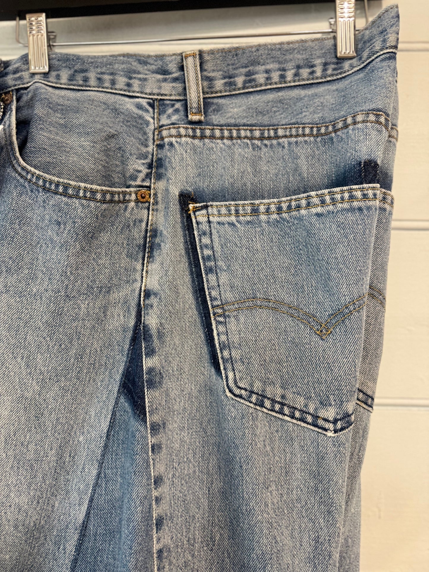 Angel Pale Wash Upcycled Barrel Jean
