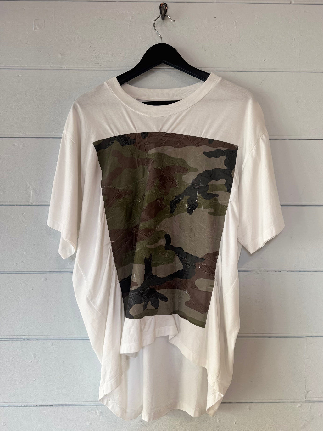 MM6 Margiela white camo print t-shirt