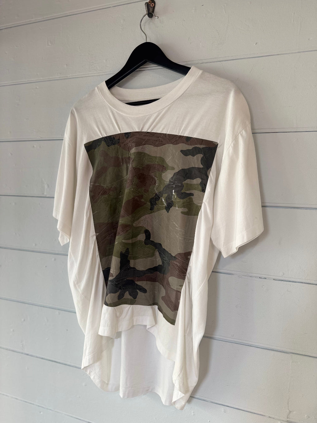 MM6 Margiela white camo print t-shirt