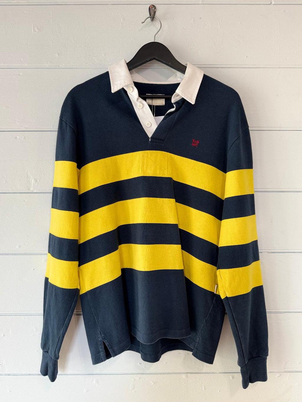 Amie Leon Dore rugby navy/ yellow
