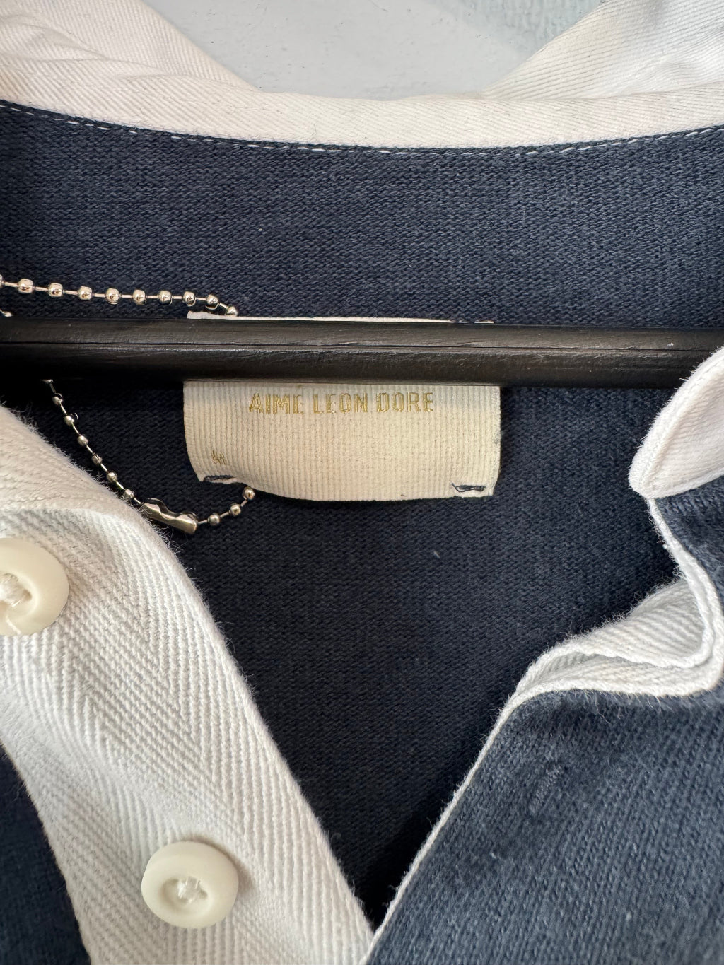 Amie Leon Dore rugby navy/ yellow