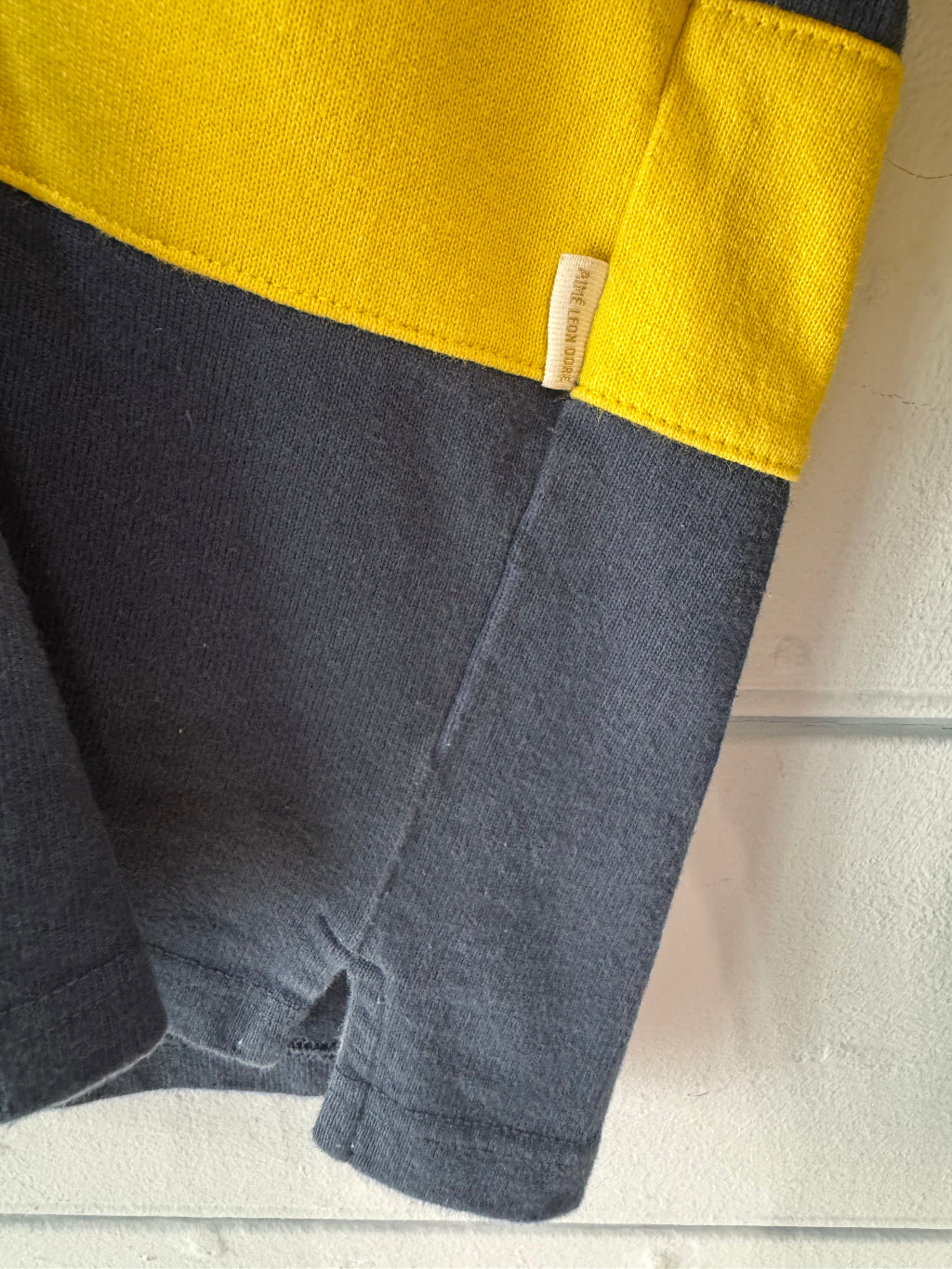 Amie Leon Dore rugby navy/ yellow