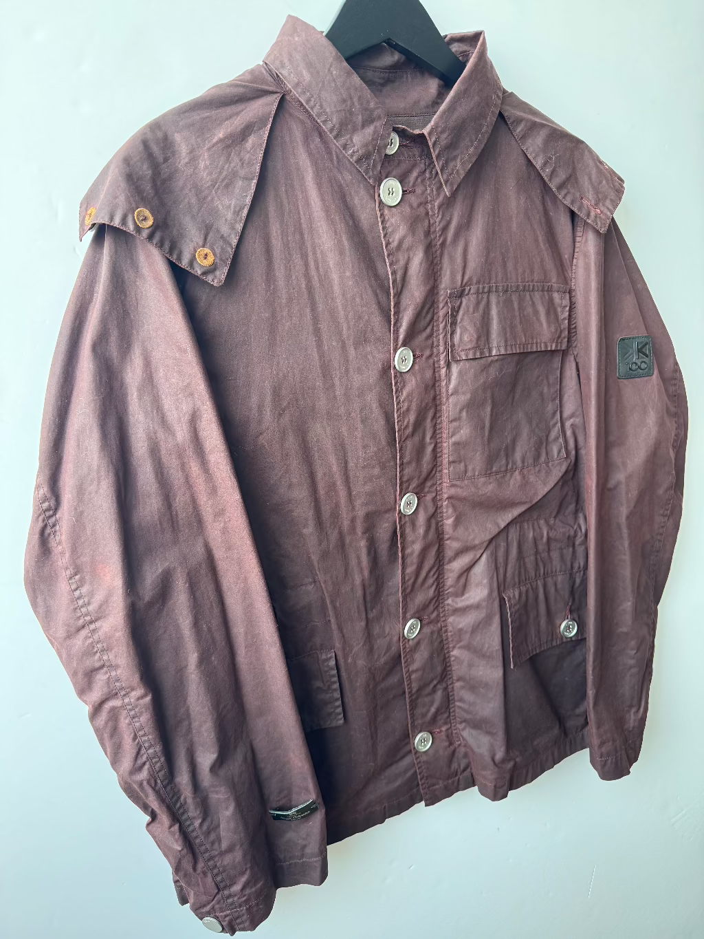 Nigel Cabourn K100 Brown waxed Limited Edition Jacket