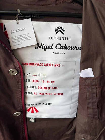 Nigel Cabourn K100 Brown waxed Limited Edition Jacket